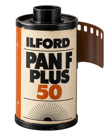 Filmpatrone Ilford Pan F Plus 50